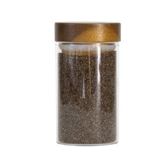 Op eikenhout gerookt Pakistaans zout granulaat 1-2mm vanaf 100 gram