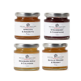 Cadeaubox assortiment LUXURY confituren &amp; jam van Belberry - 4x130 gr