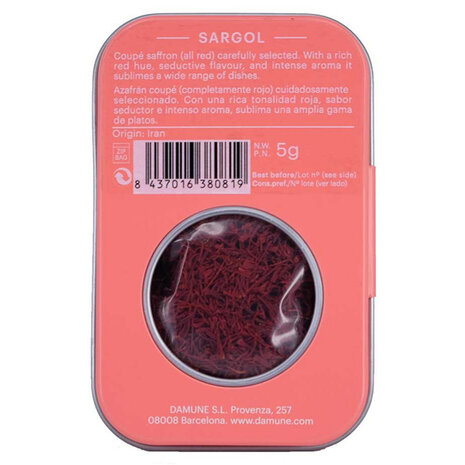 Saffraan Sargol 2 Gram - Premium Kwaliteit Perzische Saffraandraadjes